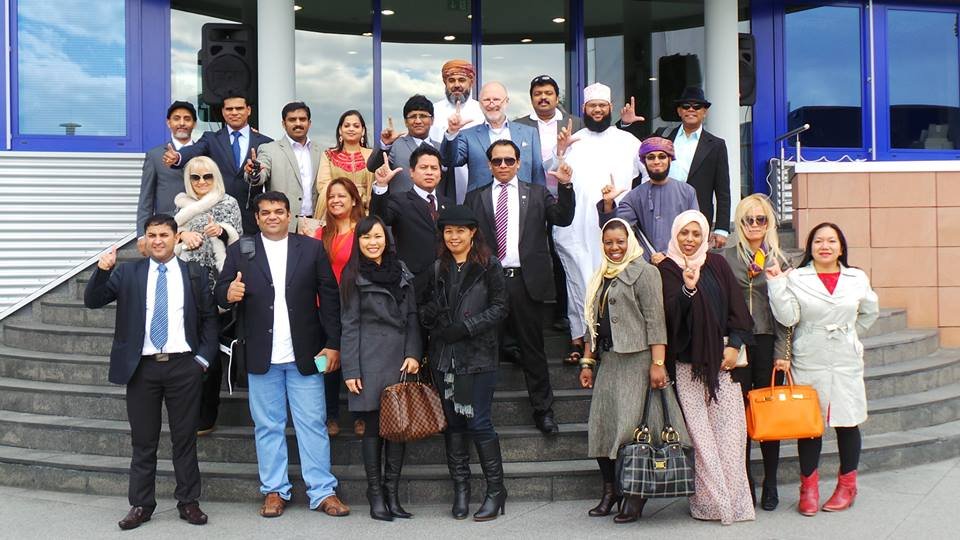 International team at SAP Arena, Mannheim