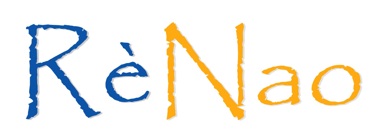 RèNao Launch Logo — Blue and Gold